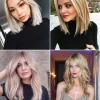 Fryzury dla blondynek średnie włosy